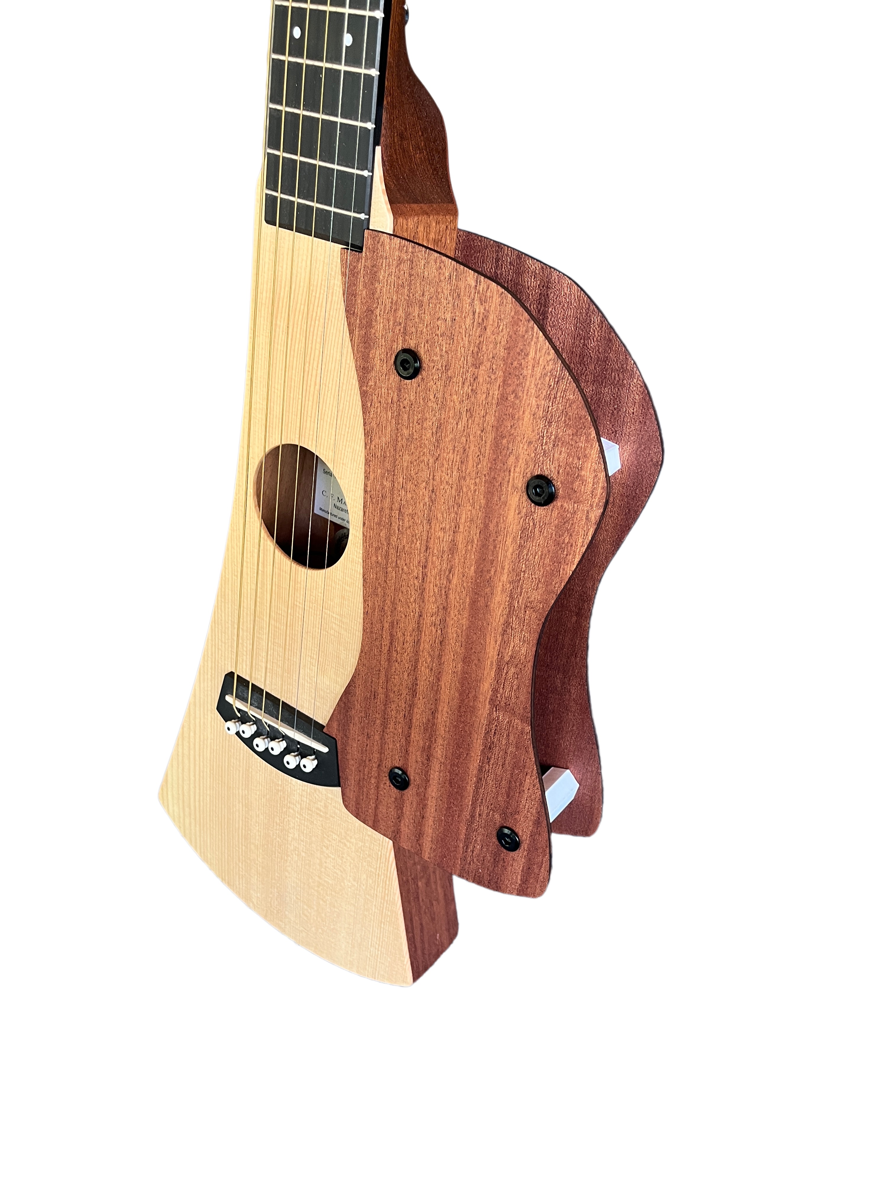 LapPacker attached to a Martin Backpacker guitar